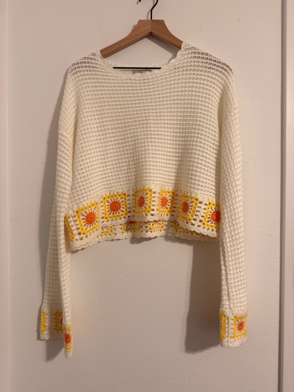 NWOT Crochet Long Sleeve
